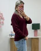 Pull Julianne bordeaux