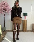 Jupe short clouté (du 34 au 40)