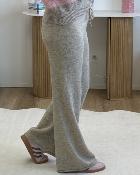 Pantalon cocooning beige