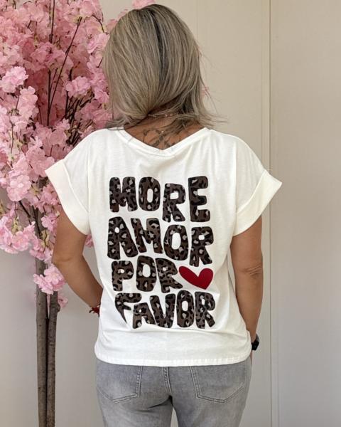 Tee shirt Amor blanc
