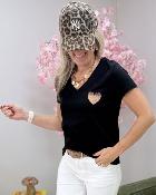 Tee shirt Kelsey noir