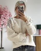 Pull Gaetane ecru