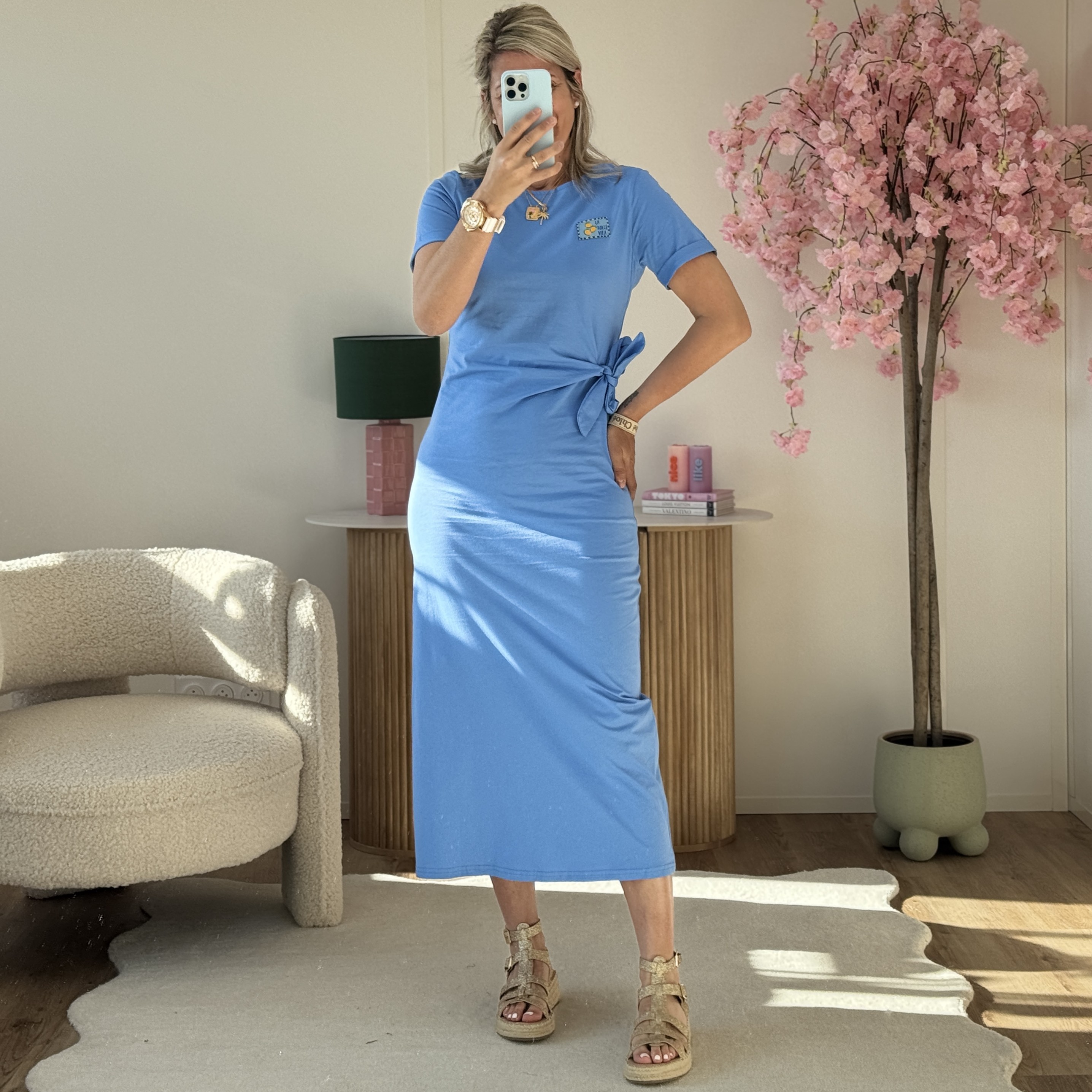 Robe Malvina bleue