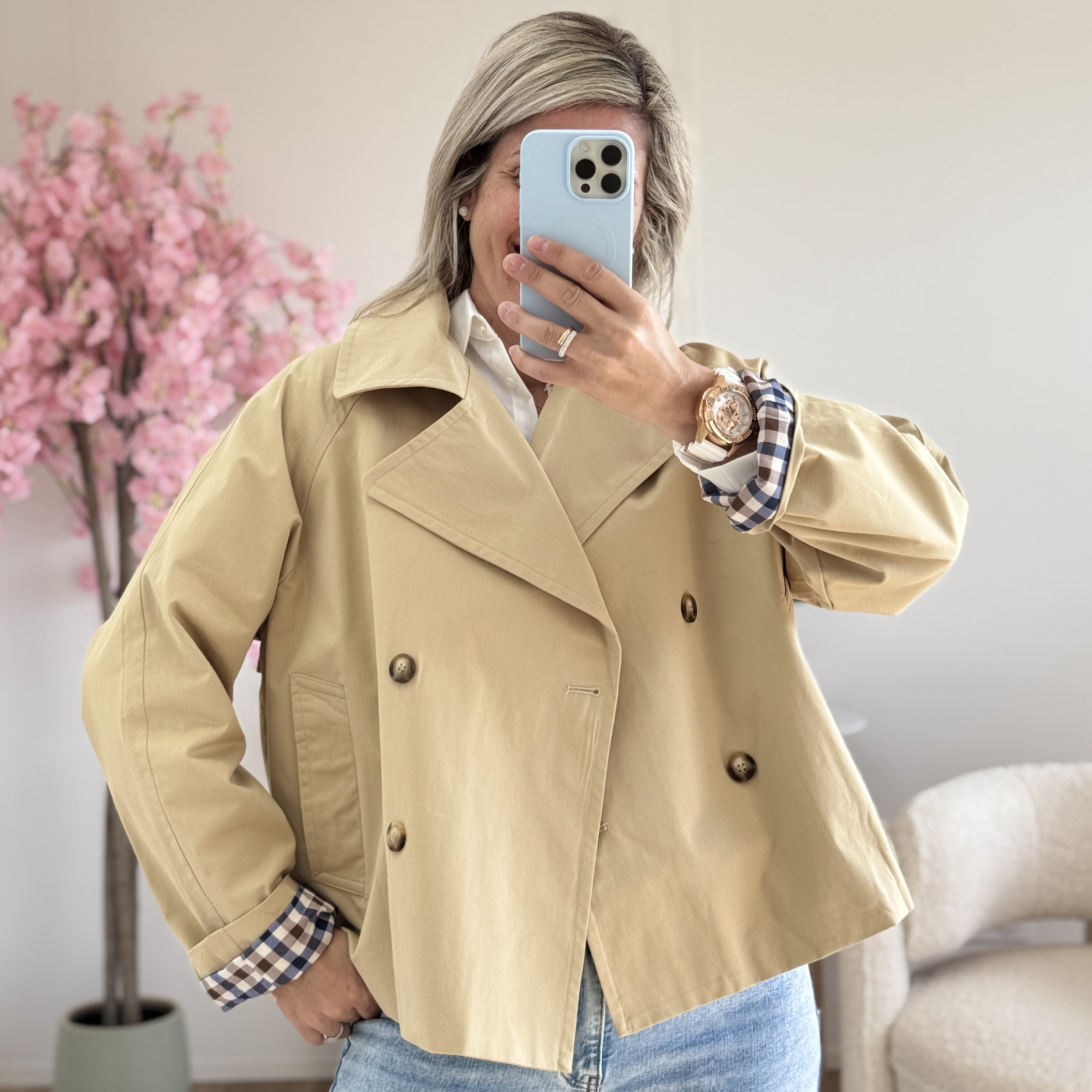 Veste Alessio camel (taille grand)