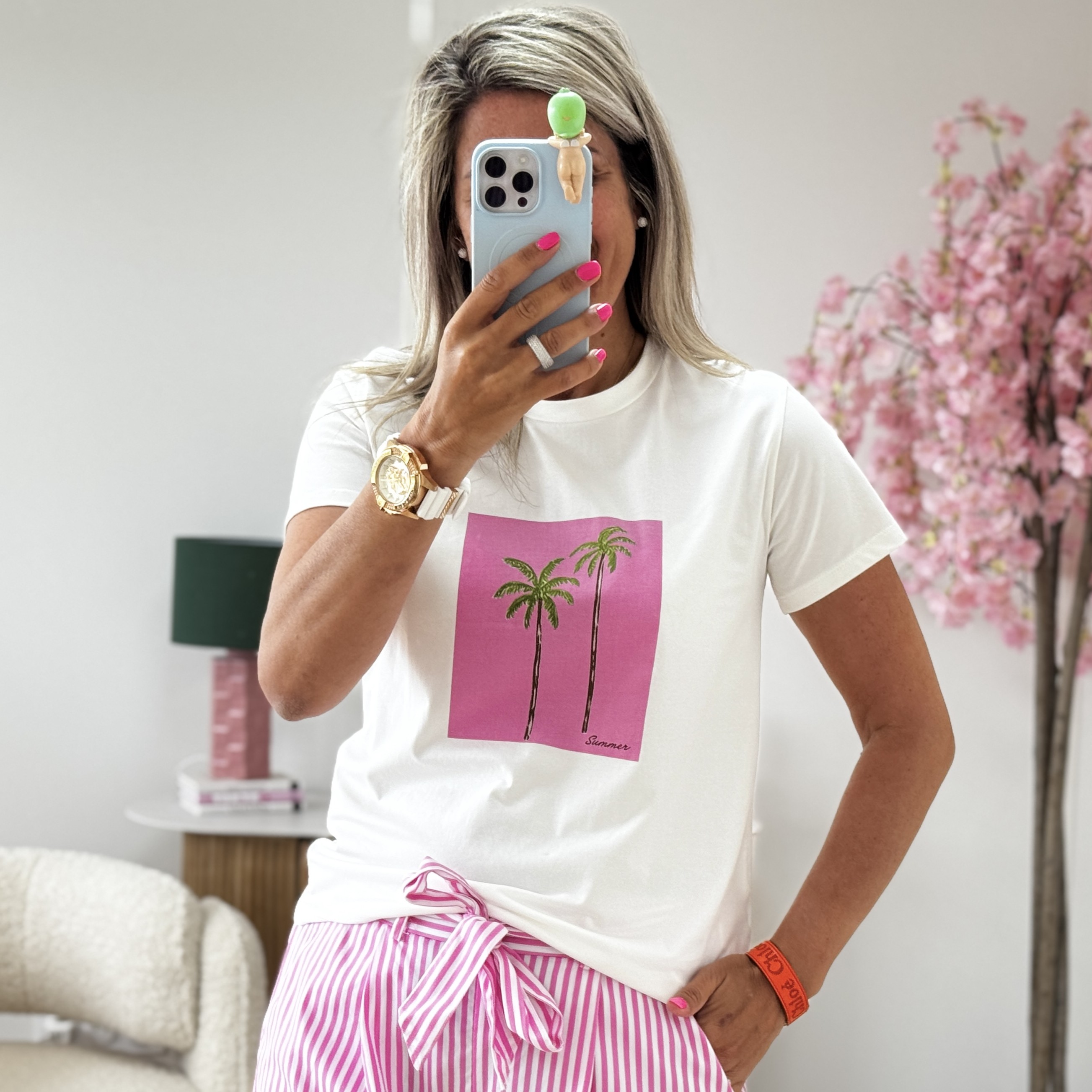 Tee shirt Jade rose