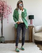 Chemise Wayne vert