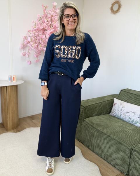 Pantalon Jessie marine (du 34 au 40)