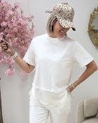 T shirt 2 en 1 blanc