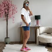 Tee shirt Lou noir rose
