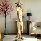 Robe mariniere jaune