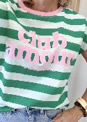 Tee shirt club amour vert