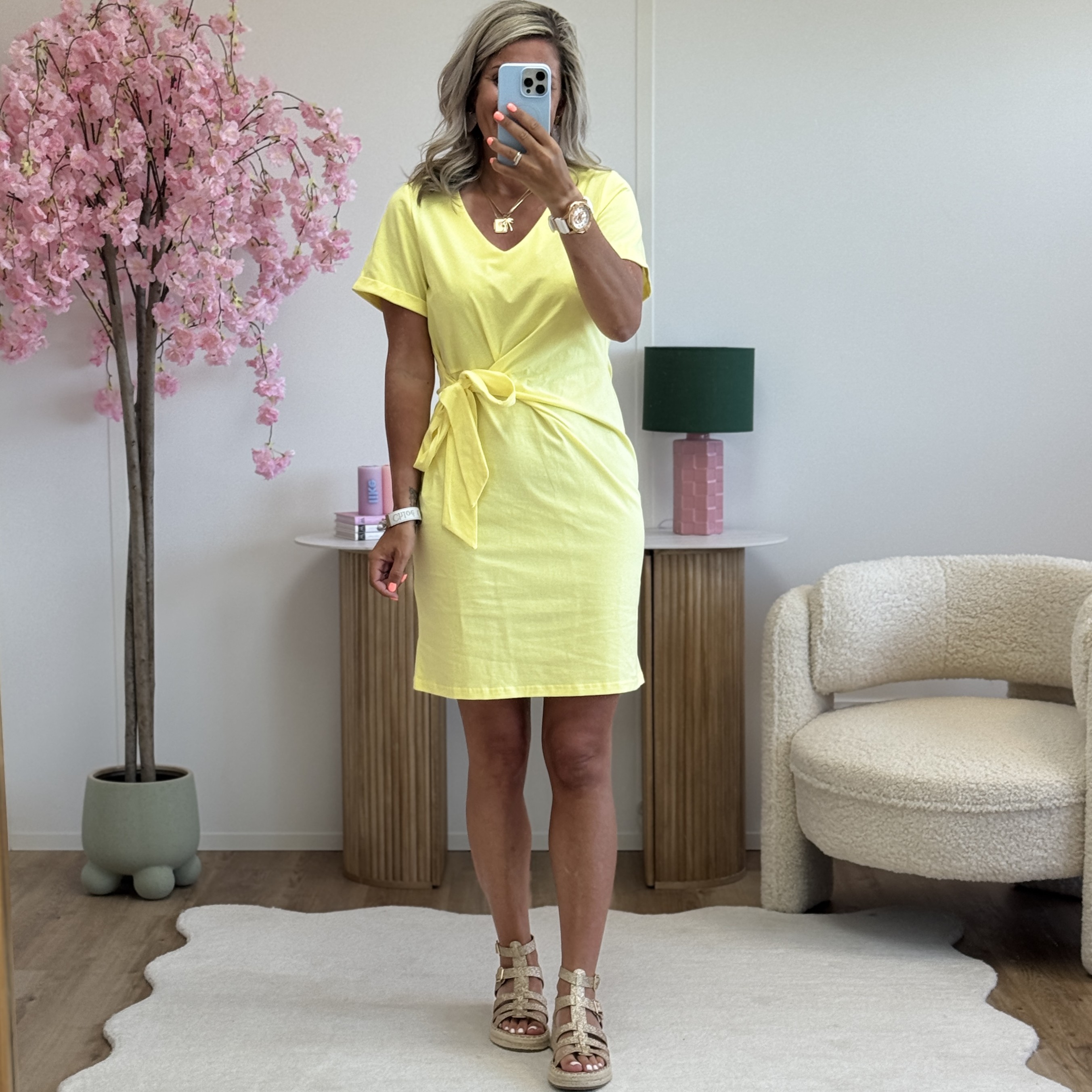 Robe Gloria jaune