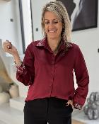 Chemise Perrine bordeaux