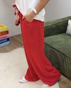 Pantalon Paula rouge
