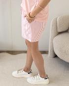 Short palmiers rose clair