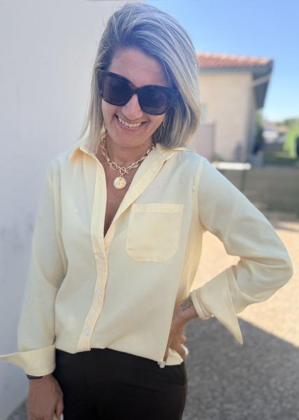 Chemise Sacha jaune