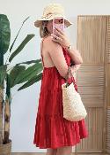 Robe Soledad rouge