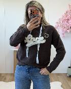 Pull à capuche choco