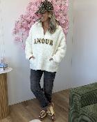 Pull camionneur pilou amour