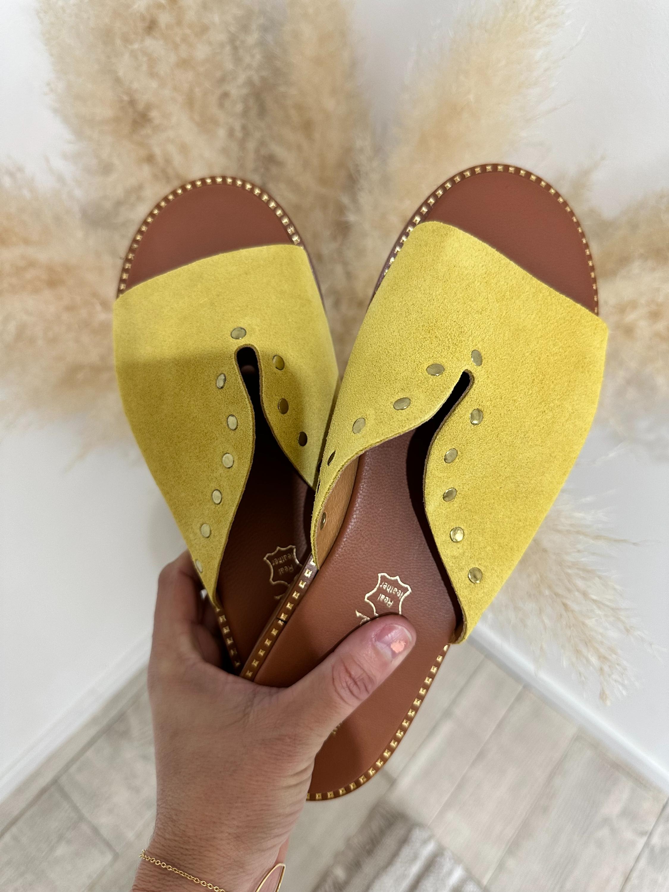 Mules Anafi en cuir 