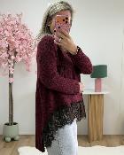 Pull Spencer bordeaux