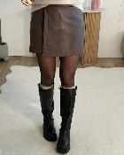 Jupe short Janet choco