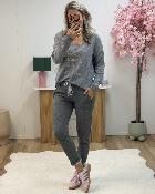 Pull jamais normal gris