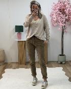 Pull jamais normal beige