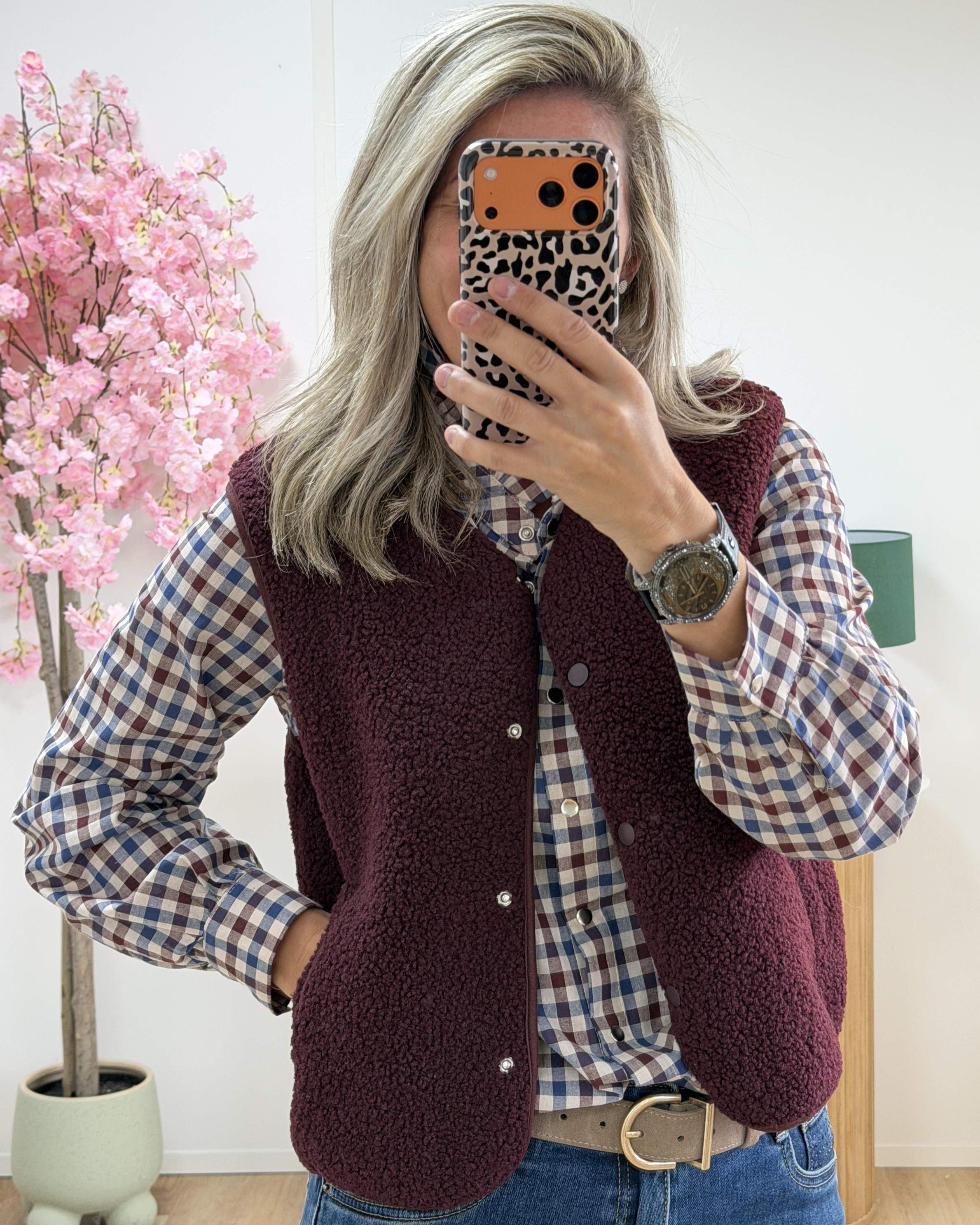 Gilet Logan bordeaux