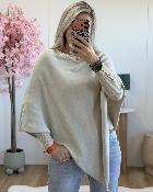 Poncho beige