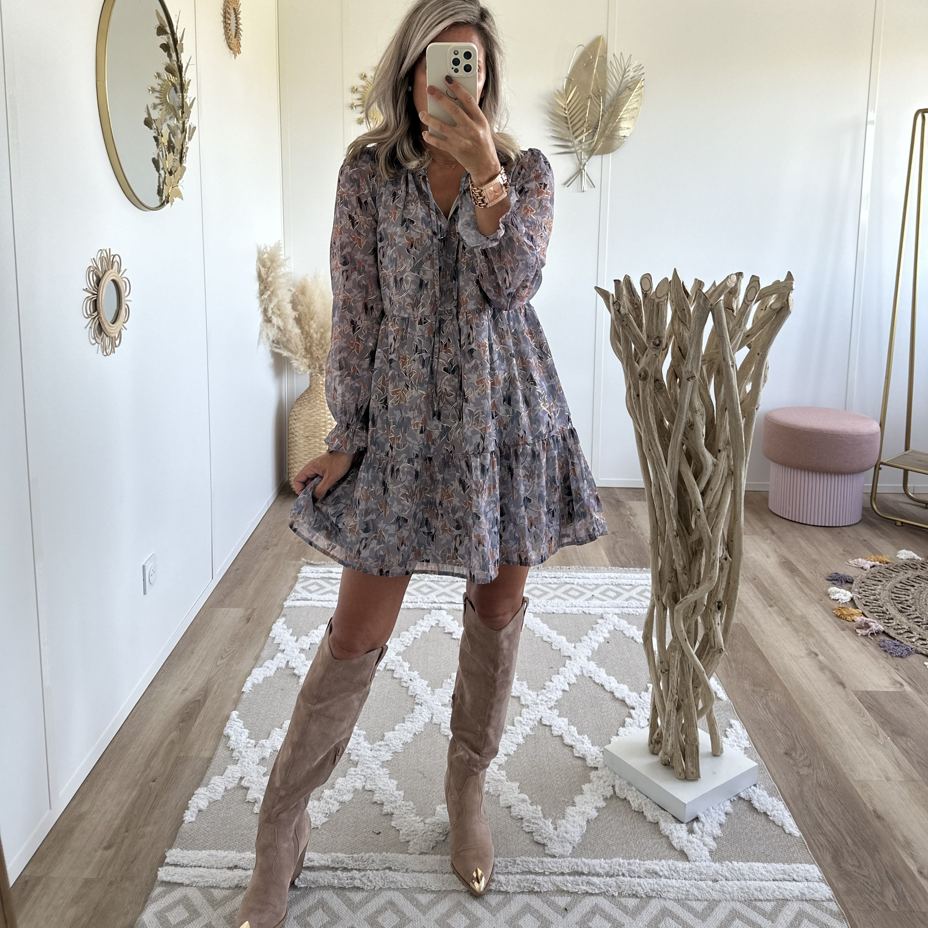 Robe Lilia mauve