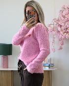 Gilet keep smile rose