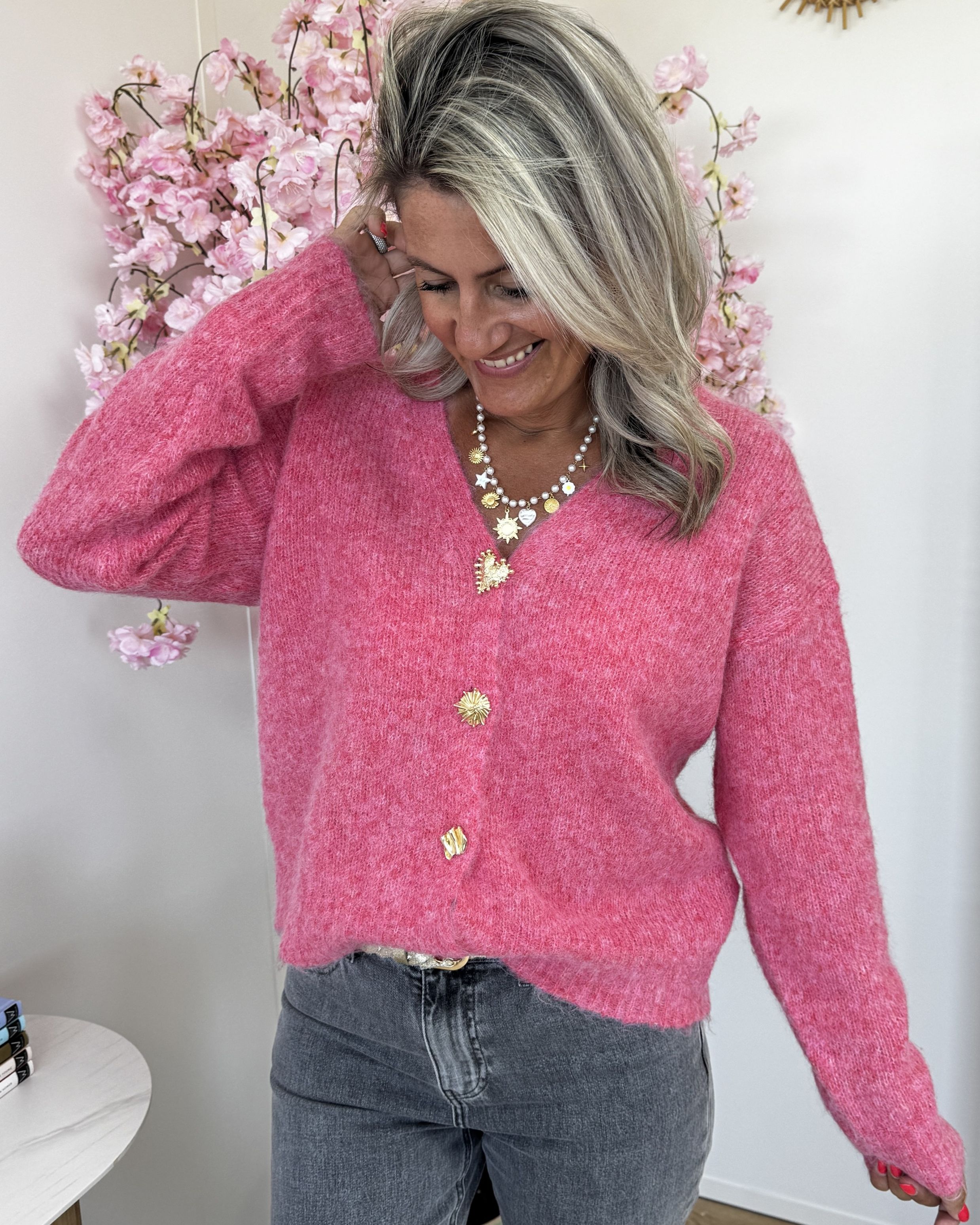 Gilet Kyle rose