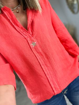 Blouse Jennifer corail
