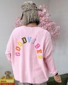 Gilet good vibes rose