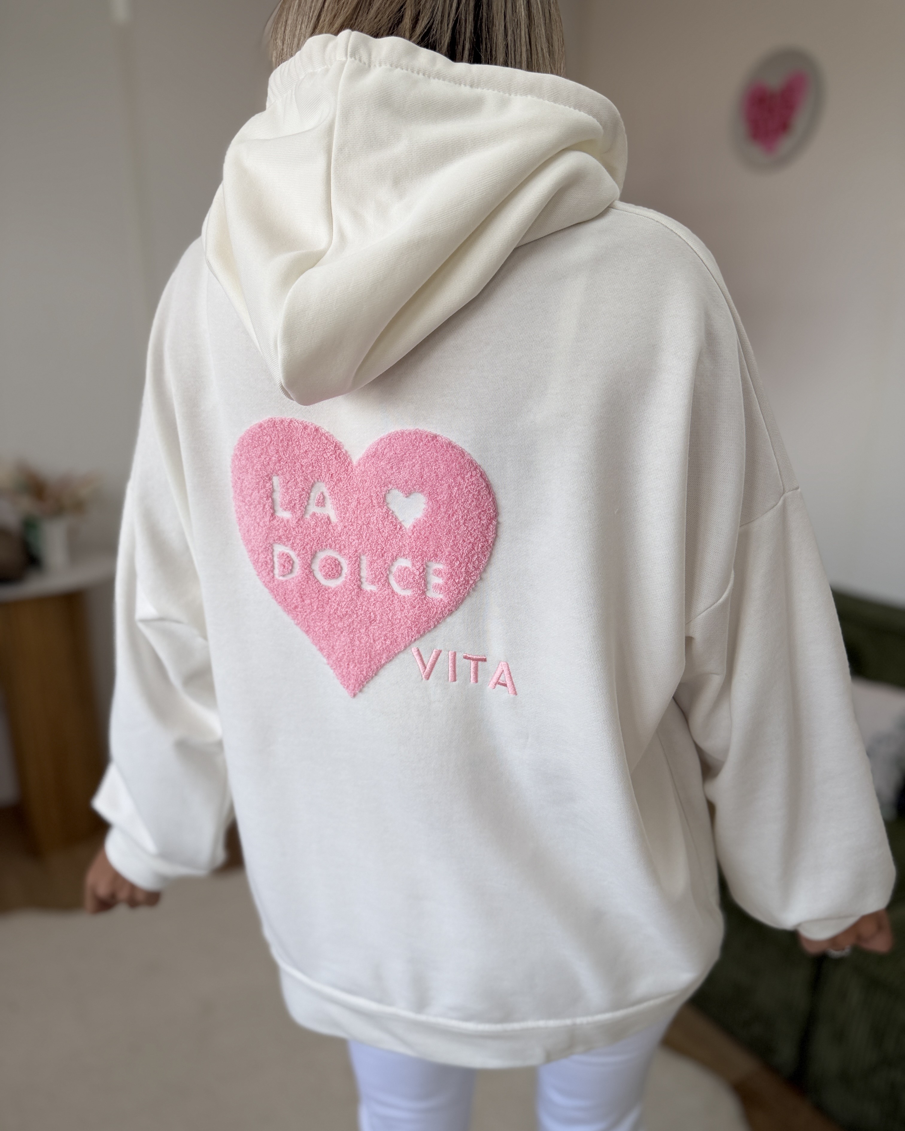 Sweat Dolce vita blanc