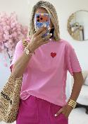 Tee shirt Solene rose
