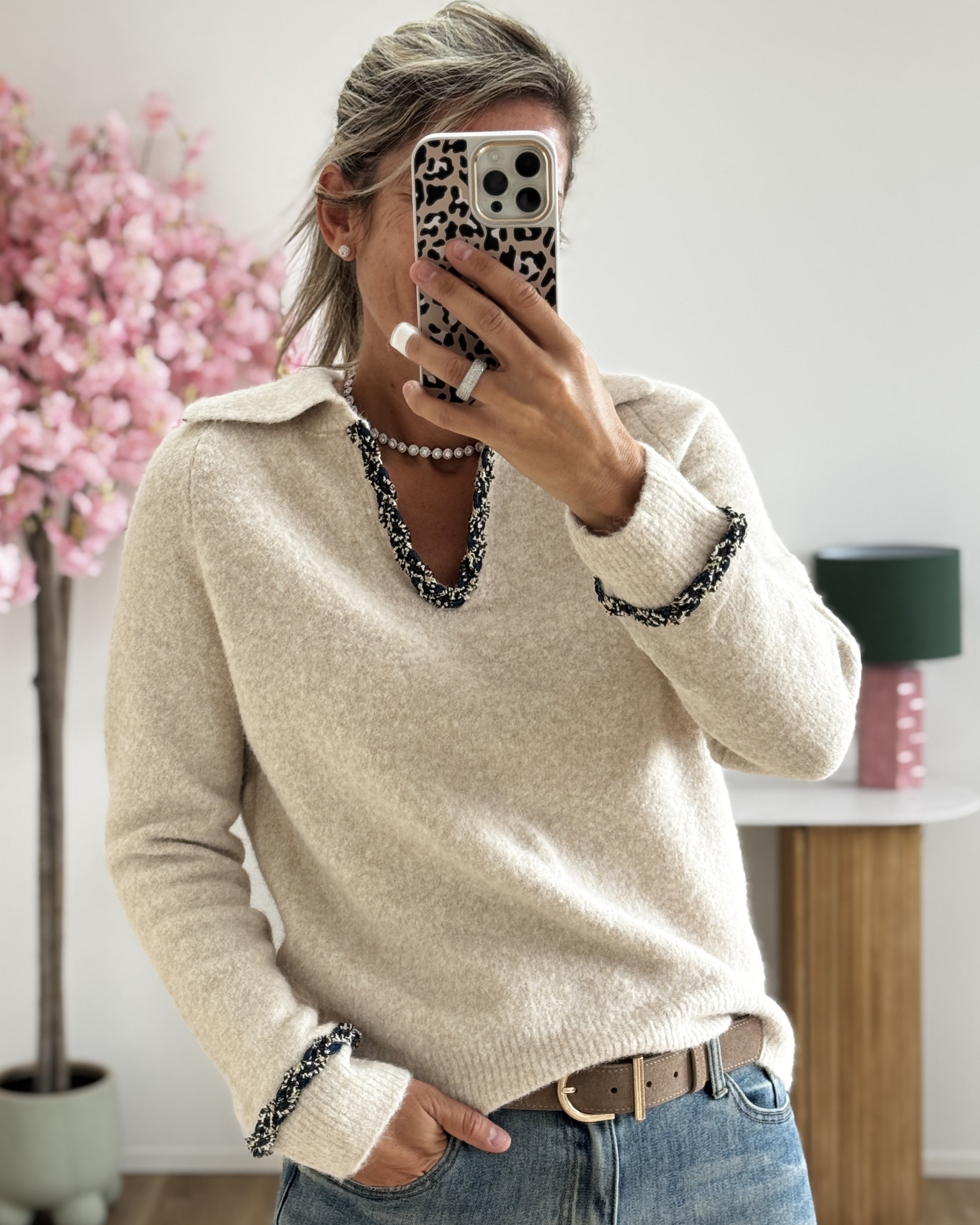 Pull Harvey beige