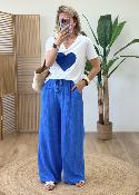 Tee shirt Indira bleu roi