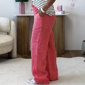 Pantalon Eden corail
