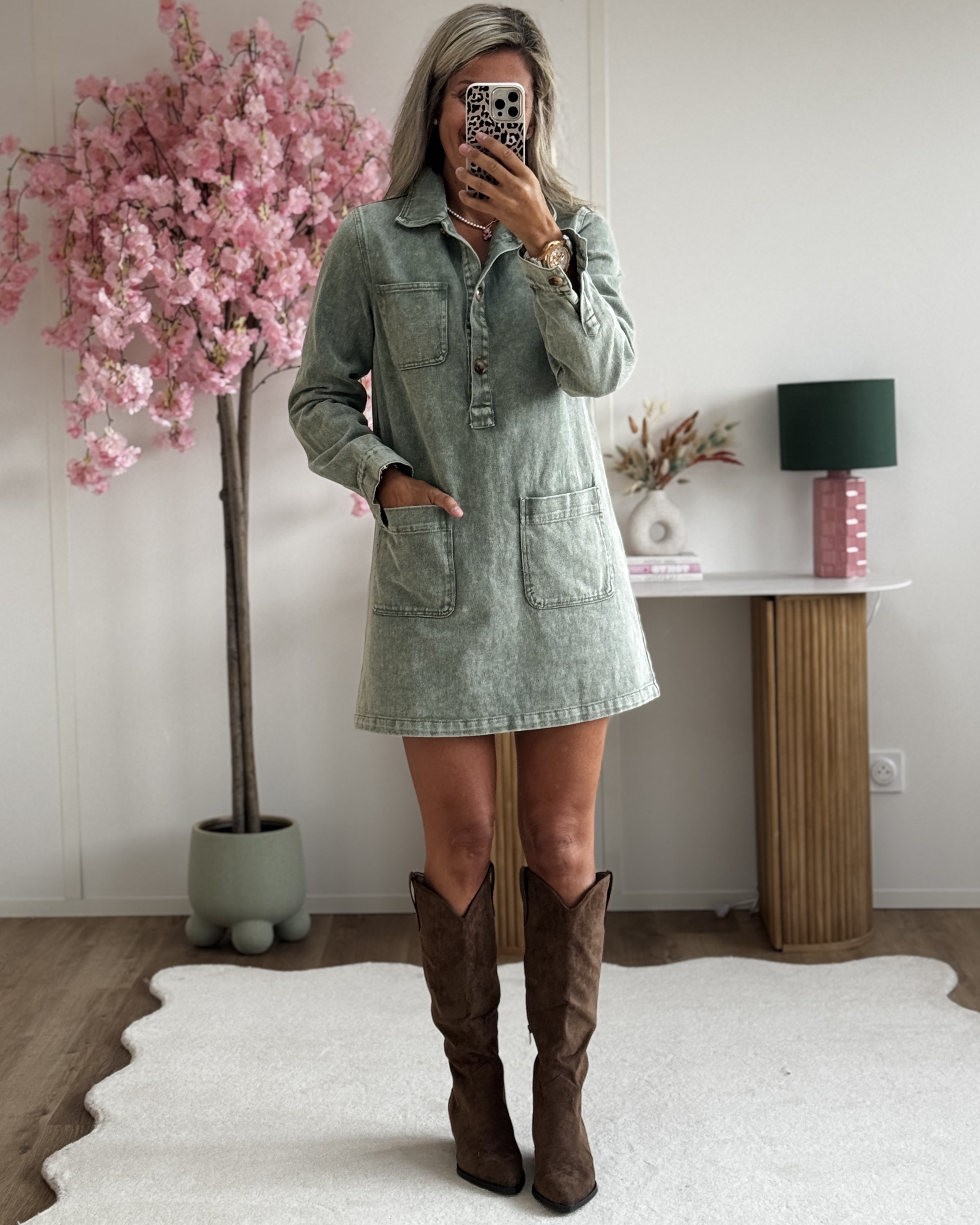 Robe Brenda kaki