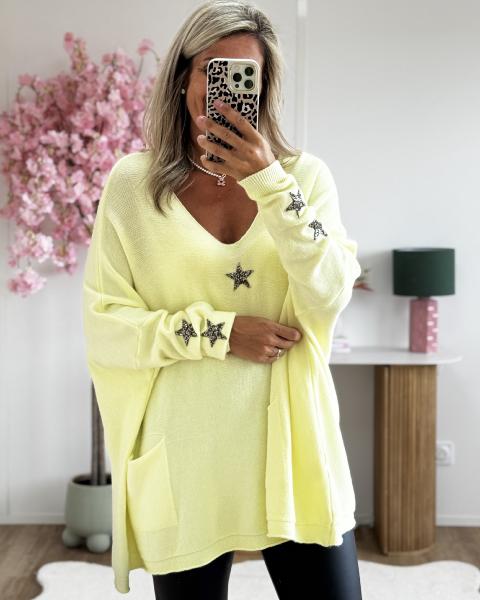 Pull Lison jaune