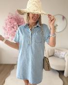 Robe Eden jeans bleue