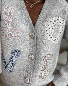 Gilet Love gris