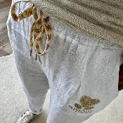 Pantalon Amour blanc