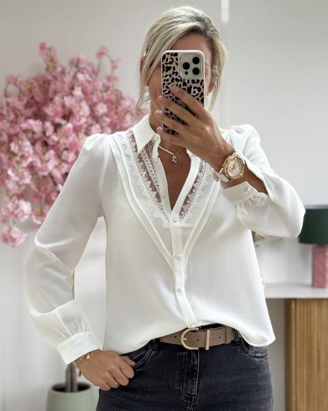 Chemise Ashley blanche