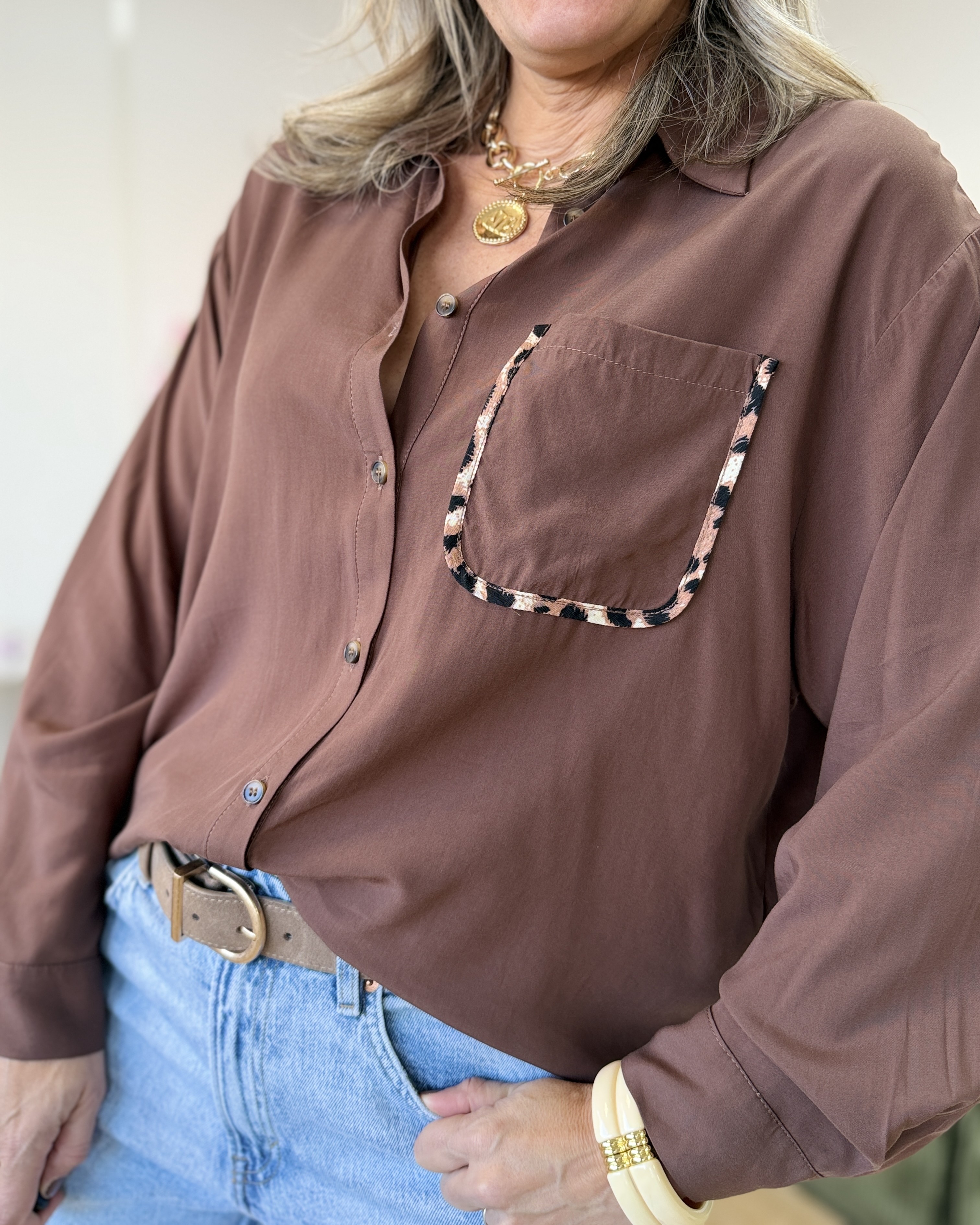 Chemise Nadia choco