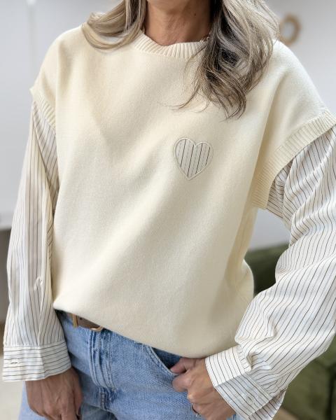 Pull Sophie écru