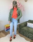 Sur chemise Kris orange