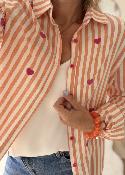 Chemise heart orange